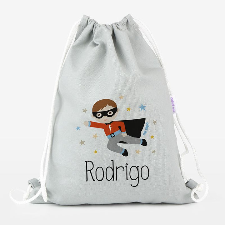 Petate Medium Lona Superhéroe personalizado, color a elegir - Mikeko