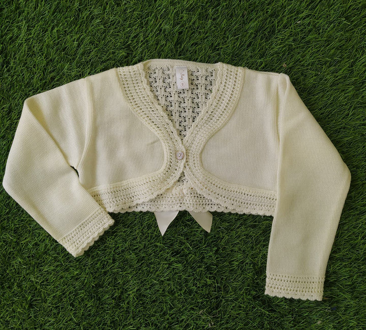 Chaqueta Hilo Lazo Marfil