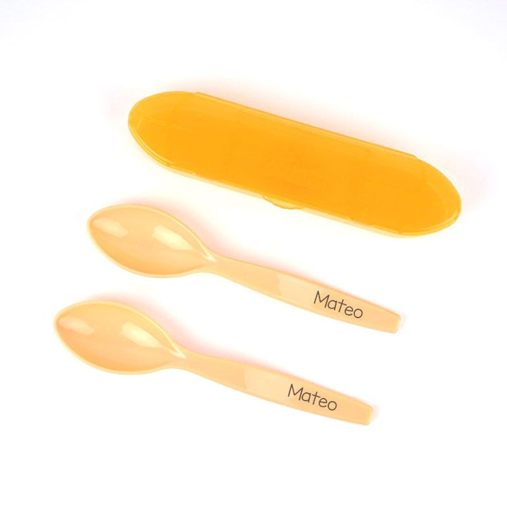 Set 2 Cucharas Senior con Estuche Personalizados - Mikeko