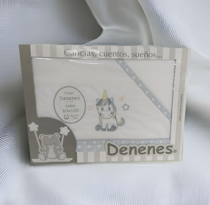 Sábana Verano Cuna Unicornio
