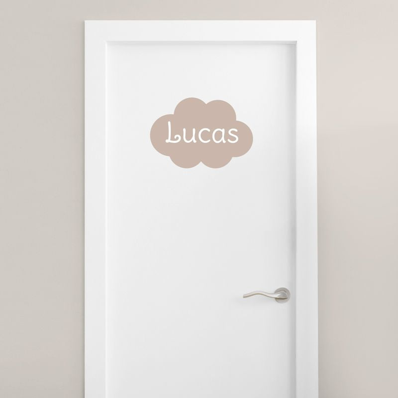 Vinilo decorativo Nube Personalizado Topo - Mikeko