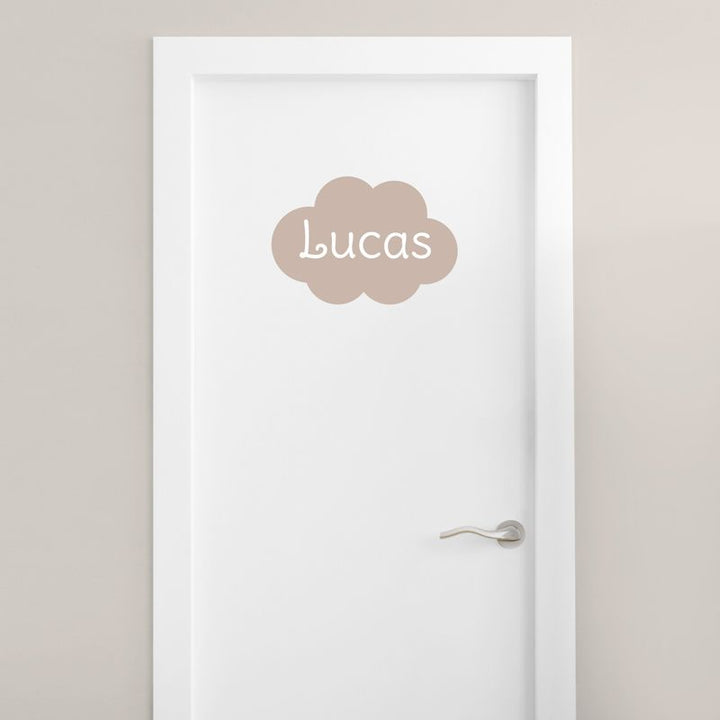 Vinilo decorativo Nube Personalizado Topo - Mikeko